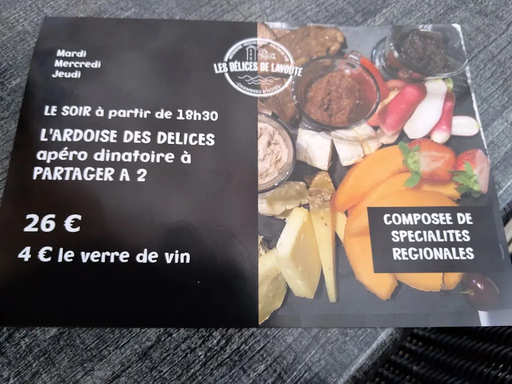 Menu_Restaurant les Délices de Lavoûte_Lavoûte-sur-Loire_image_2