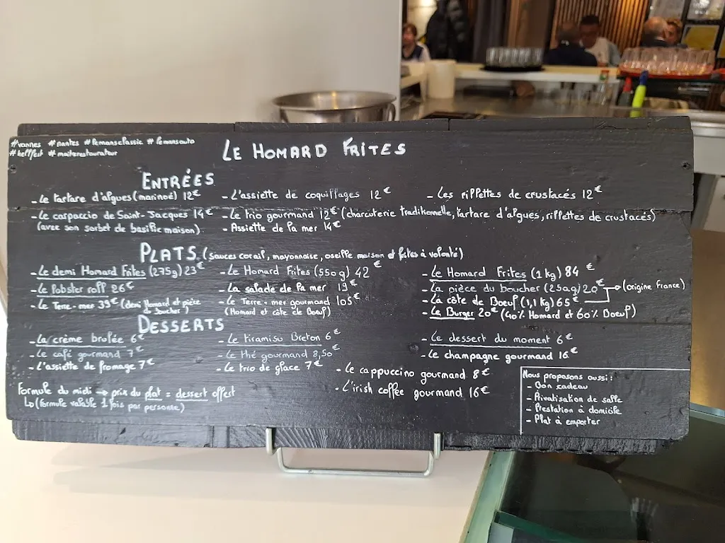 Menu_Le Homard Frites_Vannes_image_1