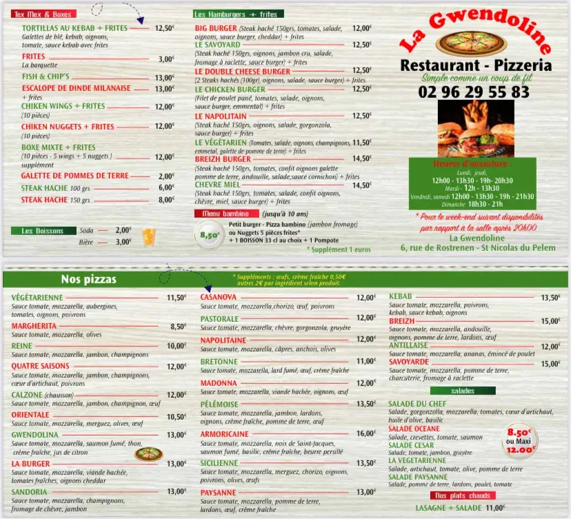 Menu_LA GWENDOLINE_Saint-Nicolas-du-Pélem_image_1