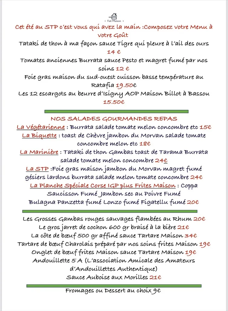 Menu_le Saint-père Restaurant_Tonnerre_image_1