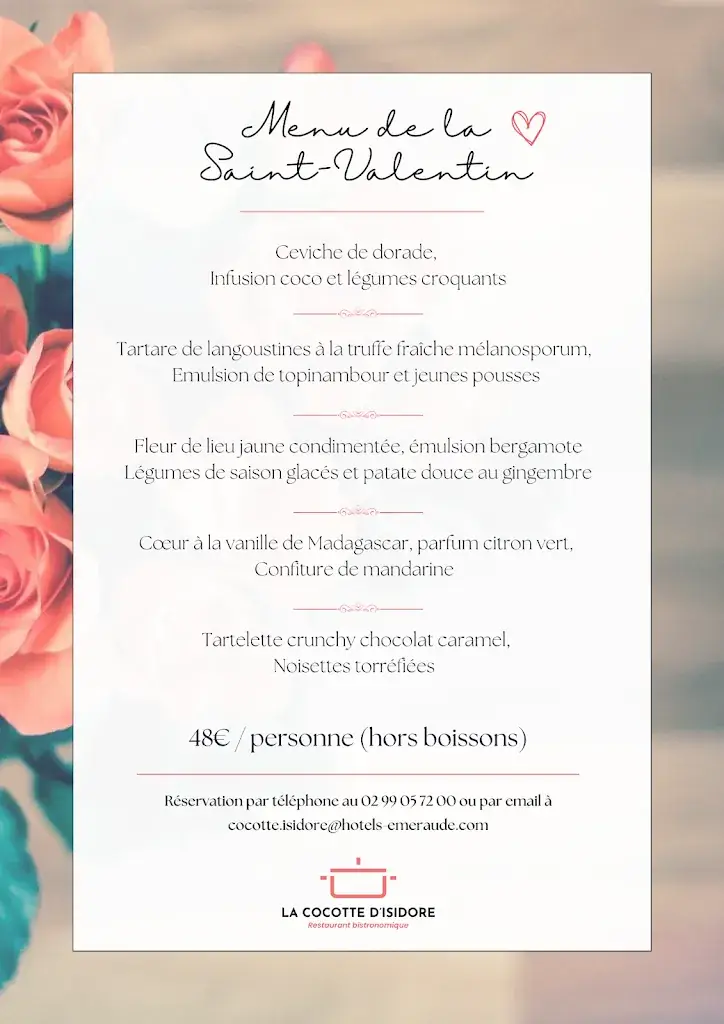 Menu_La Cocotte D'isidore Rennes_Saint-Jacques-de-la-Lande_image_1