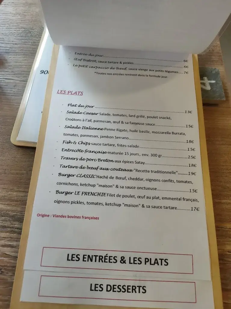 Menu_Le Bistrot du Golf_Saint-Jacques-de-la-Lande_immagine_2