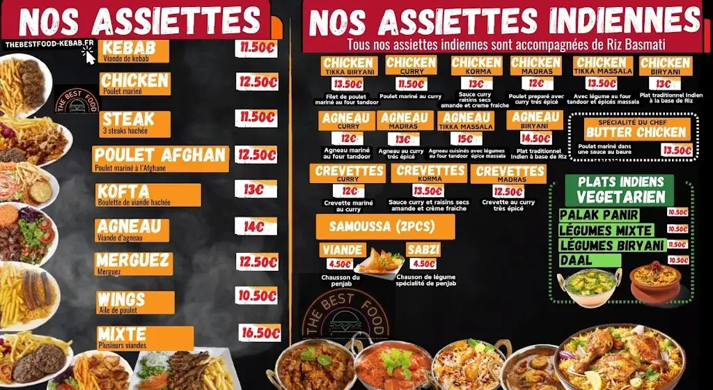 Menu_The Best Food_Saint-Jacques-de-la-Lande_immagine_1