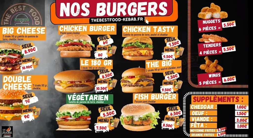 Menu_The Best Food_Saint-Jacques-de-la-Lande_immagine_3