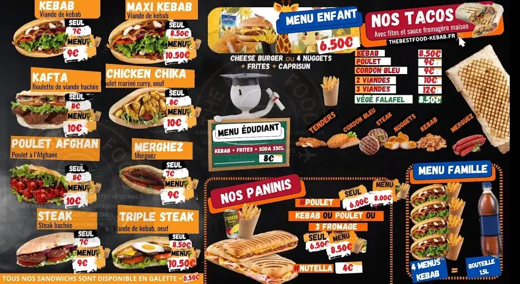 Menu_The Best Food_Saint-Jacques-de-la-Lande_immagine_4