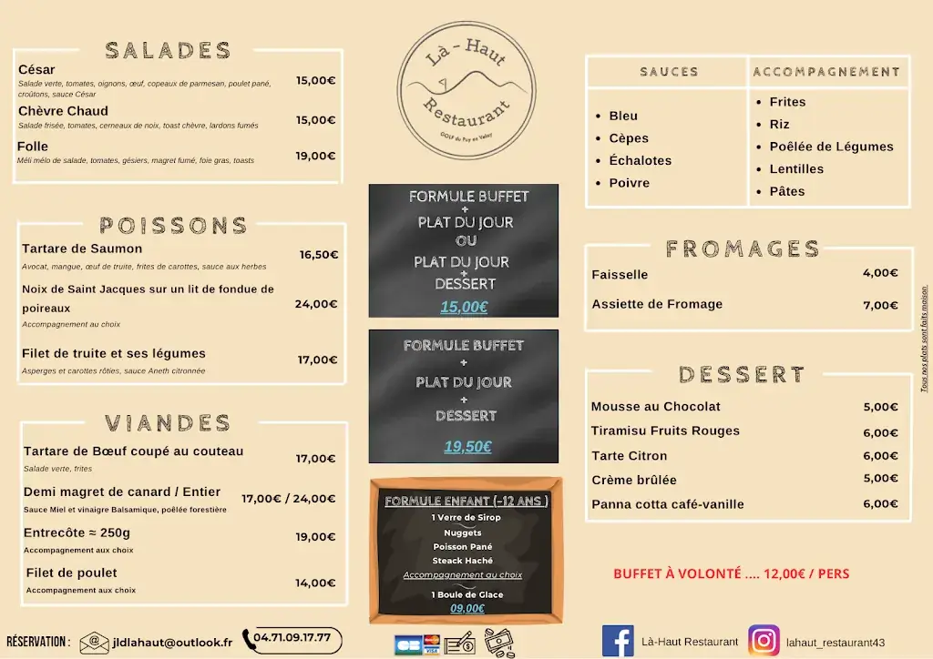 Menu_Restaurant Là-Haut _Puy-en-Velay_image_1