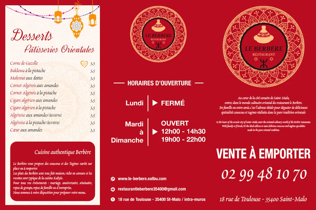 Menu_Le Berbère_Saint-Malo_image_4