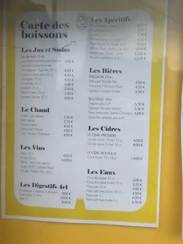 Menu_Le château de sable_Saint-Coulomb_image_2