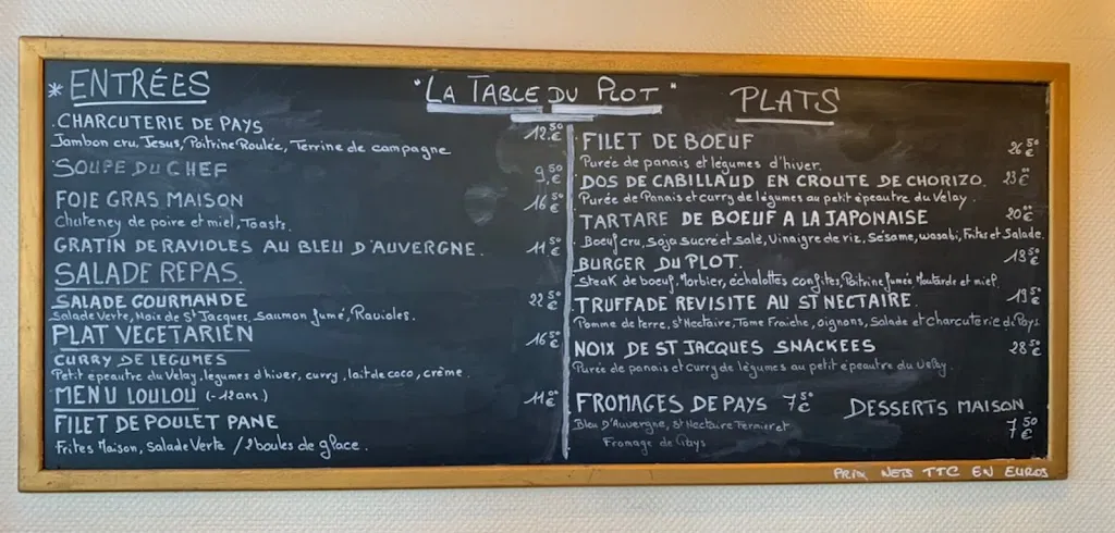 Menu_La Table du Plot_Puy-en-Velay_immagine_3