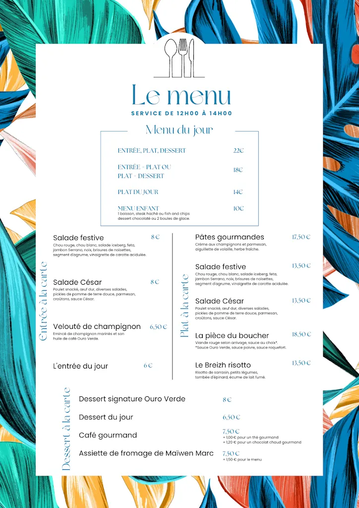 Menu_Restaurant La Serre by La Chocolaterie_Saint-Thonan_image_2