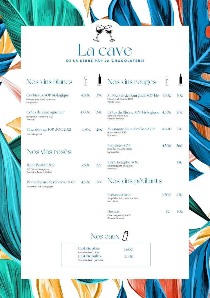 Menu_Restaurant La Serre by La Chocolaterie_Saint-Thonan_image_4