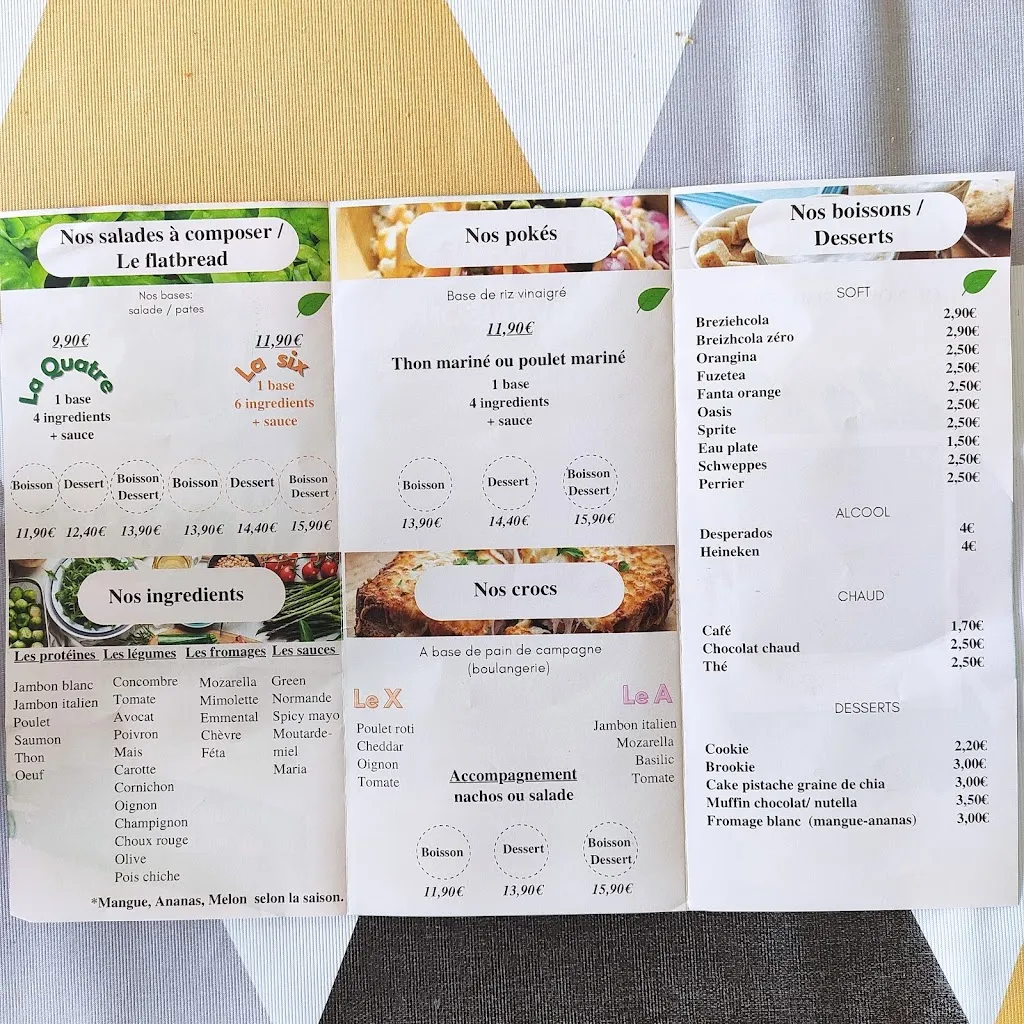 Menu_Green Saint-Renan_Saint-Renan_image_1