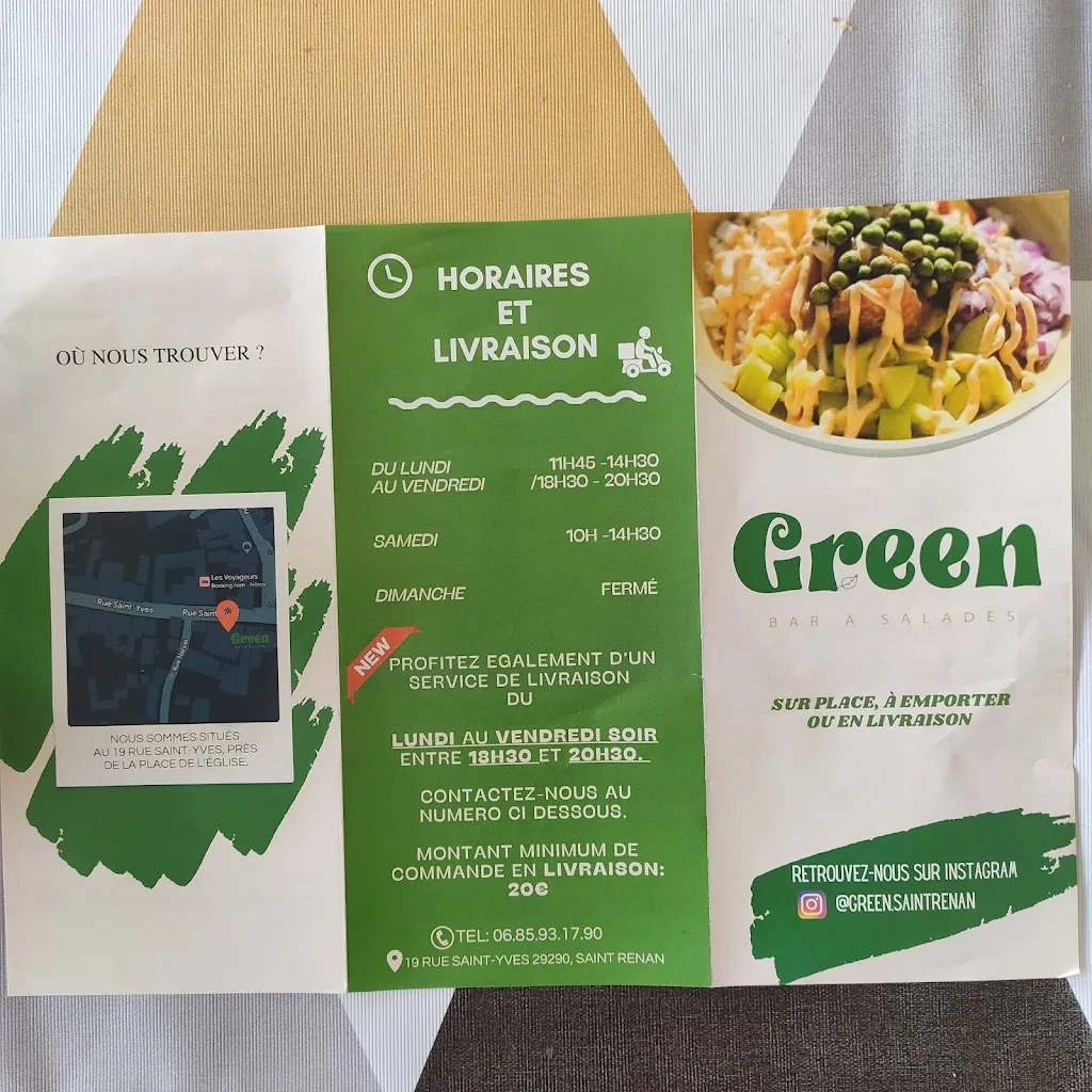 Menu_Green Saint-Renan_Saint-Renan_image_2
