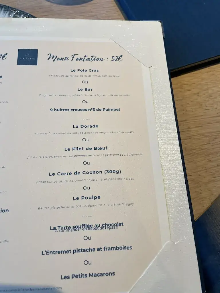 Menu_La Suite_Perros-Guirec_image_4