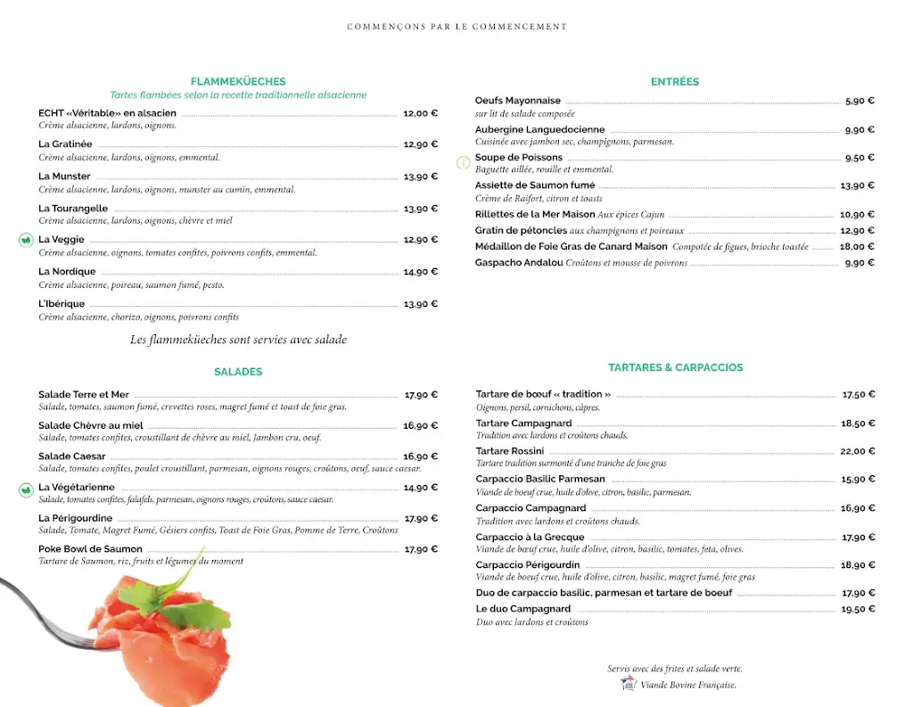 Menu_La Taverne - Table de caractère - Saint-Grégoire_Saint-Grégoire_image_1