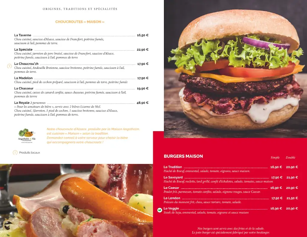 Menu_La Taverne - Table de caractère - Saint-Grégoire_Saint-Grégoire_image_4