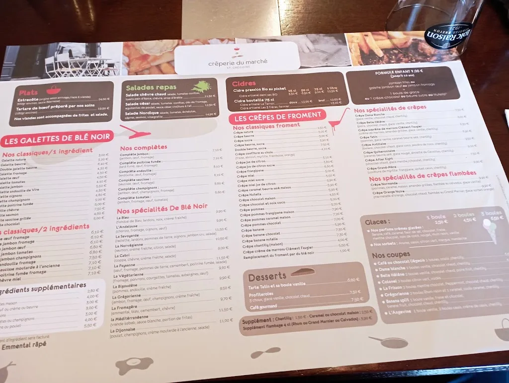 Menu_Restaurant Crêperie du marché_Saint-Grégoire_image_1