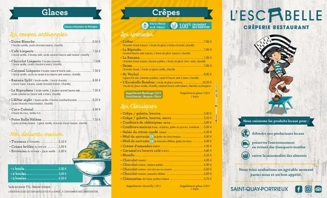Menu_L'Escabelle . Restaurant . Crêperie. Produits bretons . Fait maison . Locavore_Saint-Quay-Portrieux_image_1