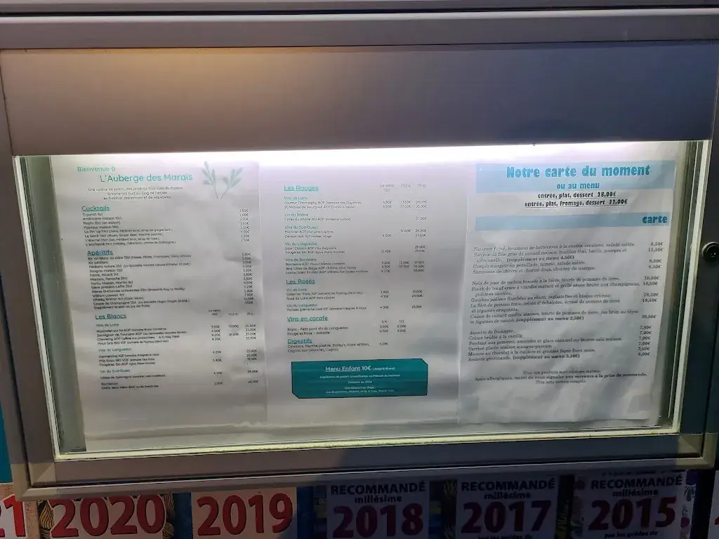 Menu_Auberge des marais_Saint-Nicolas-de-Redon_image_3