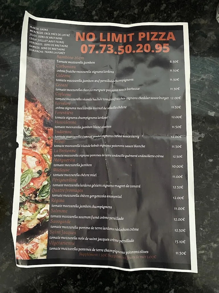 Menu_NO LIMIT PIZZA_Sens-de-Bretagne_image_1