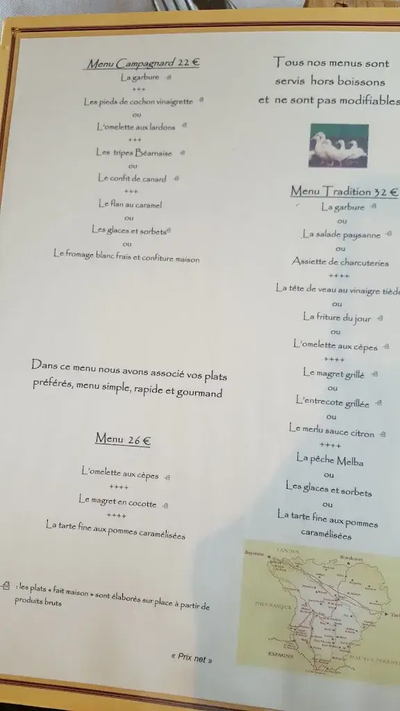 Menu_Restaurant Bar Chez Courbet_Sévignacq_image_3