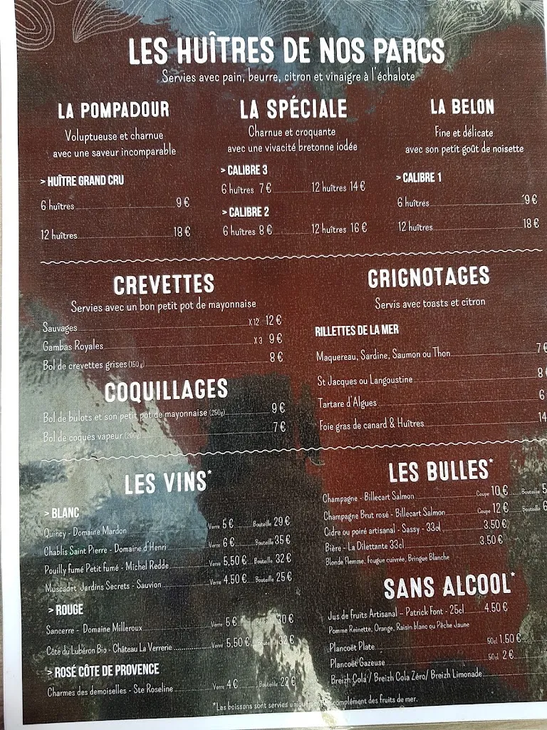 Menu_MAISON QUINTIN - La Dégustation_Saint-Philibert_image_3