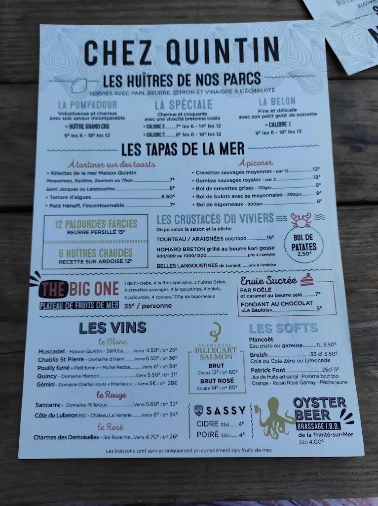 Menu_MAISON QUINTIN - La Dégustation_Saint-Philibert_image_4