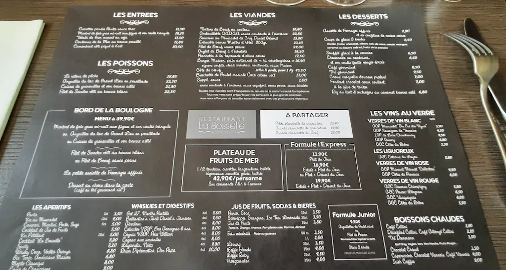 Menu_Restaurant La Bosselle_Saint-Philbert-de-Grand-Lieu_image_4