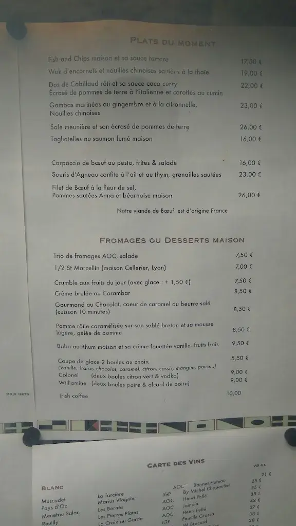 Menu_Restaurant l'Arrosoir_Trinité-sur-Mer_image_2