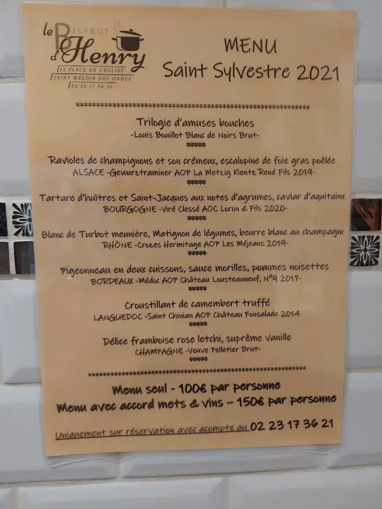 Menu_Le Bistrot D'Henry_Saint-Méloir-des-Ondes_image_3