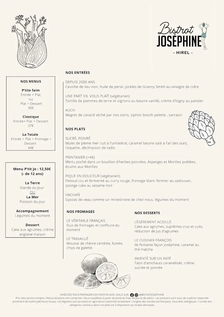 Menu_Bistrot Josephine_Hirel_image_1