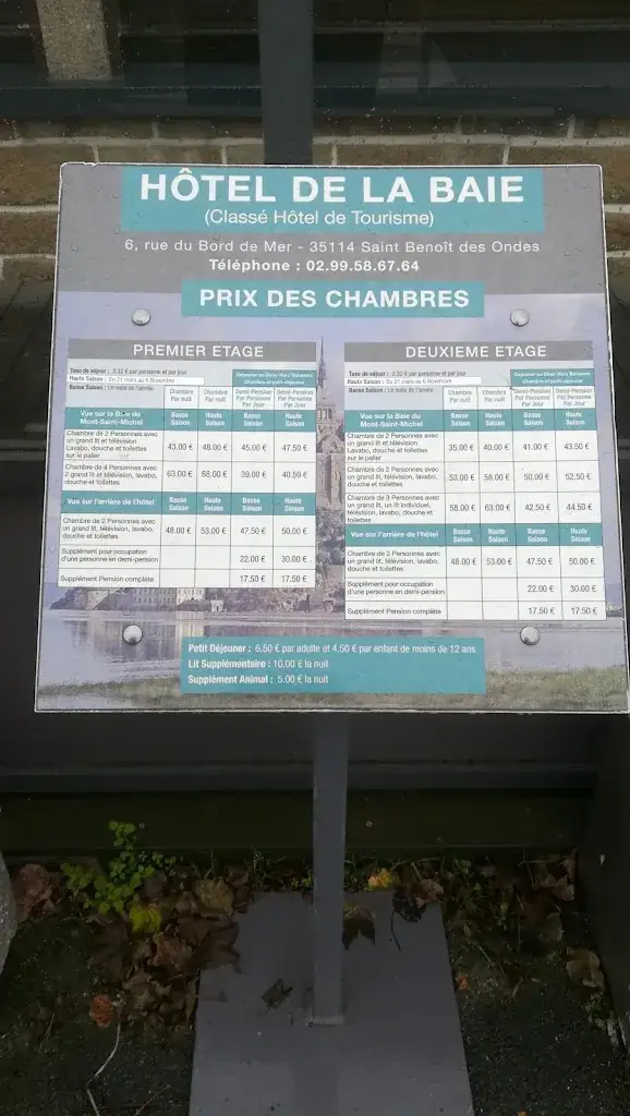 Menu_Restaurant de la Baie_Saint-Benoît-des-Ondes_immagine_3