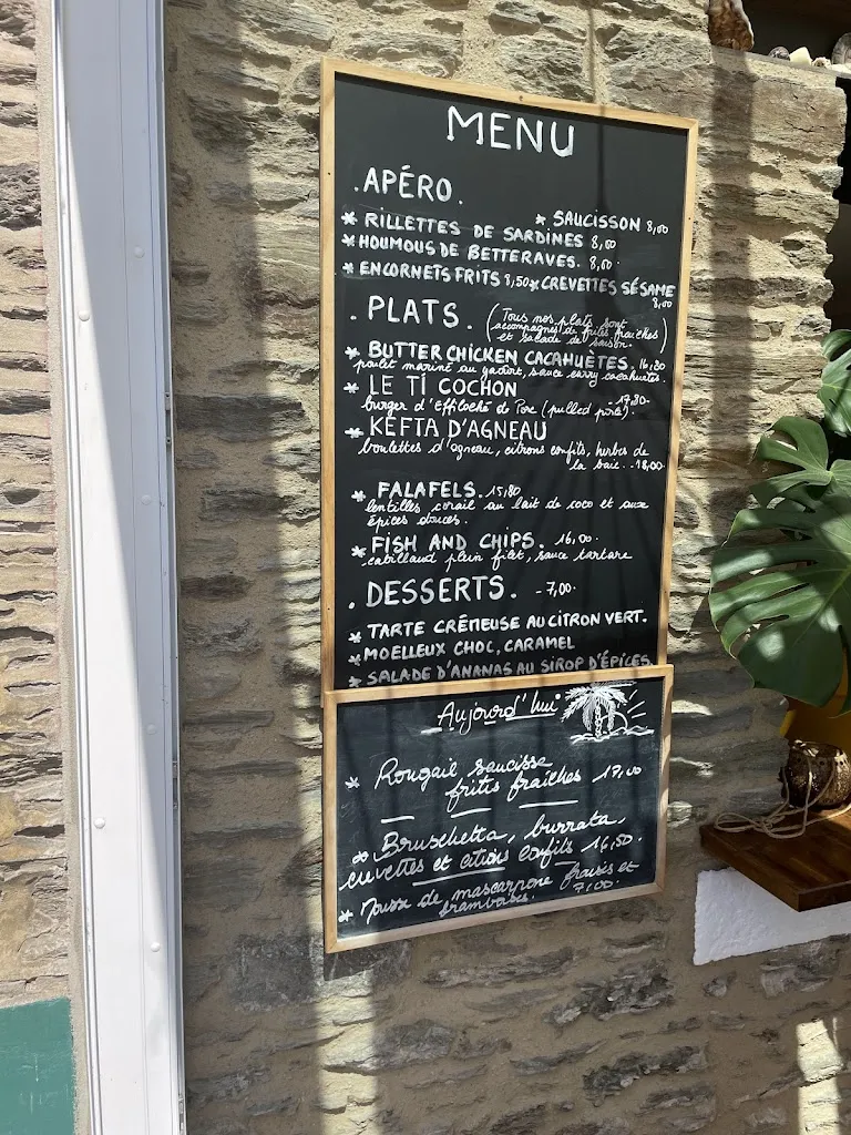 Menu_Coco bay café resto boutique chambres_Saint-Benoît-des-Ondes_image_3