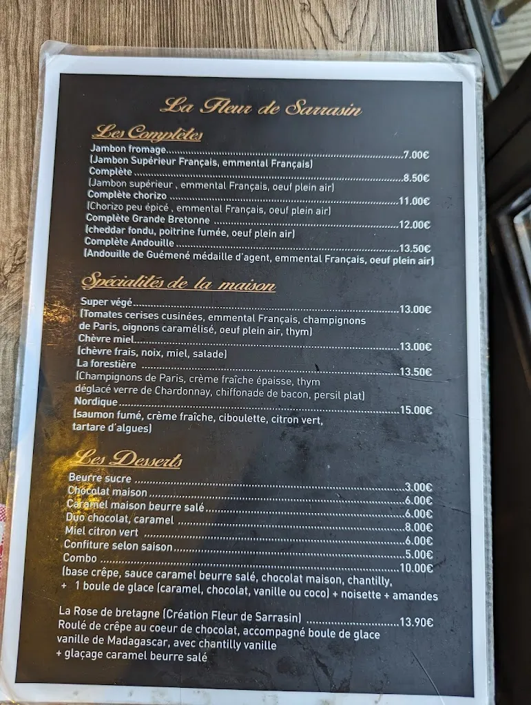 Menu_La Fleur de Sarrasin_Saint-Benoît-des-Ondes_image_3