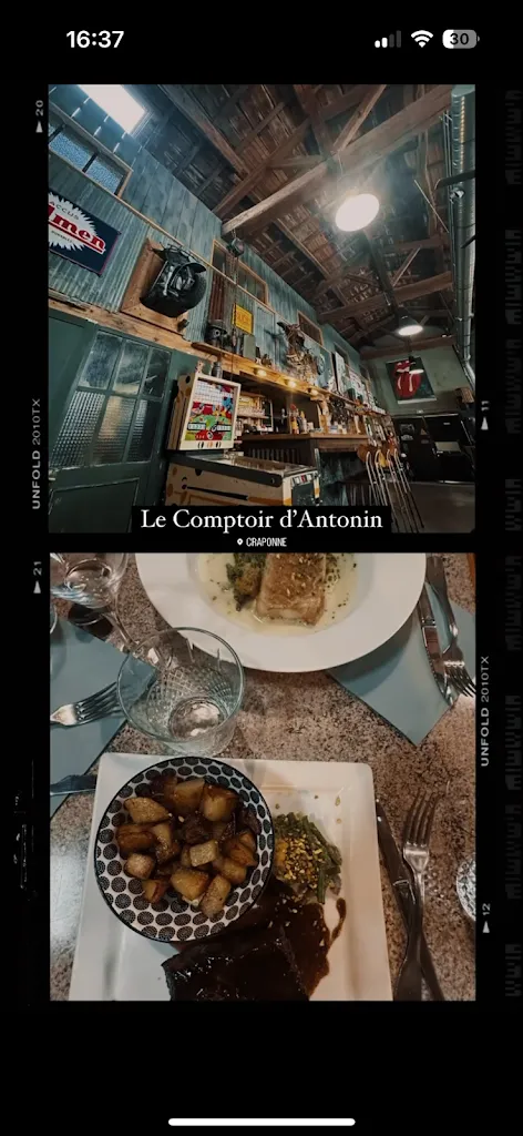 Mathieu Baillot_LE COMPTOIR D ANTONIN_Craponne_recensione