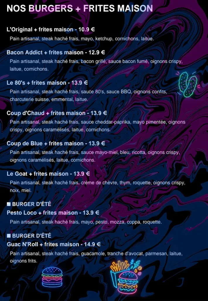 Menu_Le 80’s_Taulé_image_1