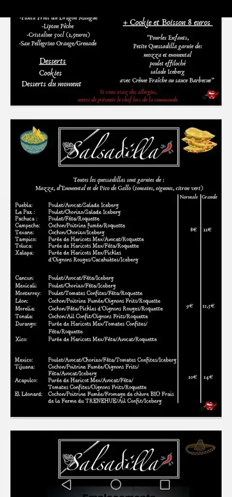 Menu_La Salsadilla_Treffléan_image_4