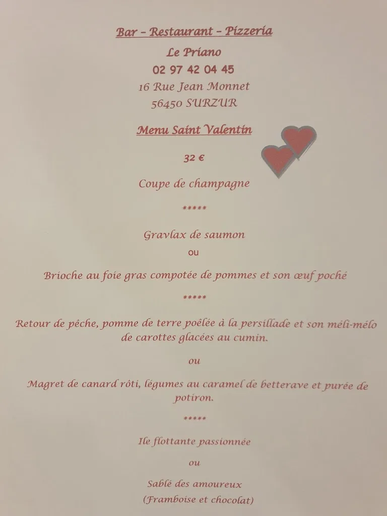 Menu_Le PRIANO_Surzur_image_1