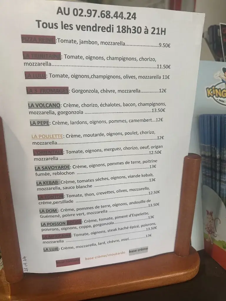 Menu_Le Poisson Rouge. Restaurant_Trinité-Surzur_image_1