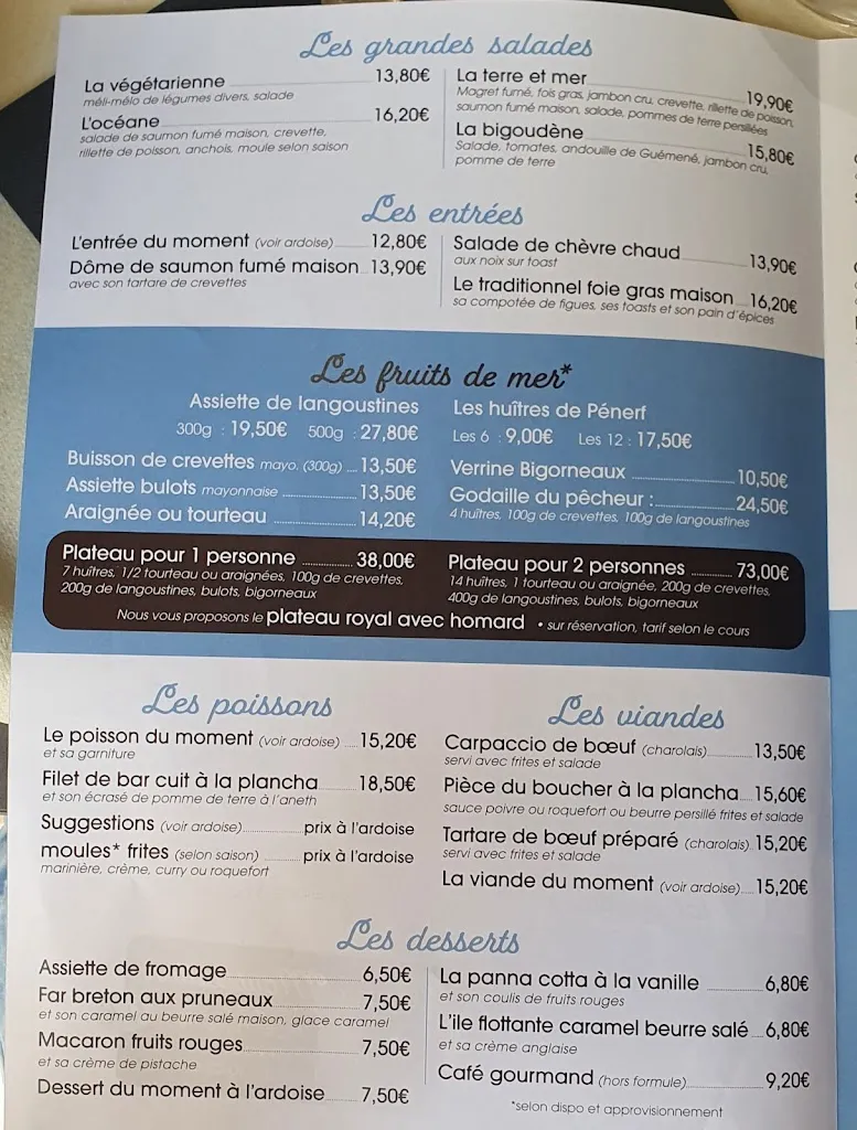 Menu_Restaurant Le Galion_Damgan_image_3