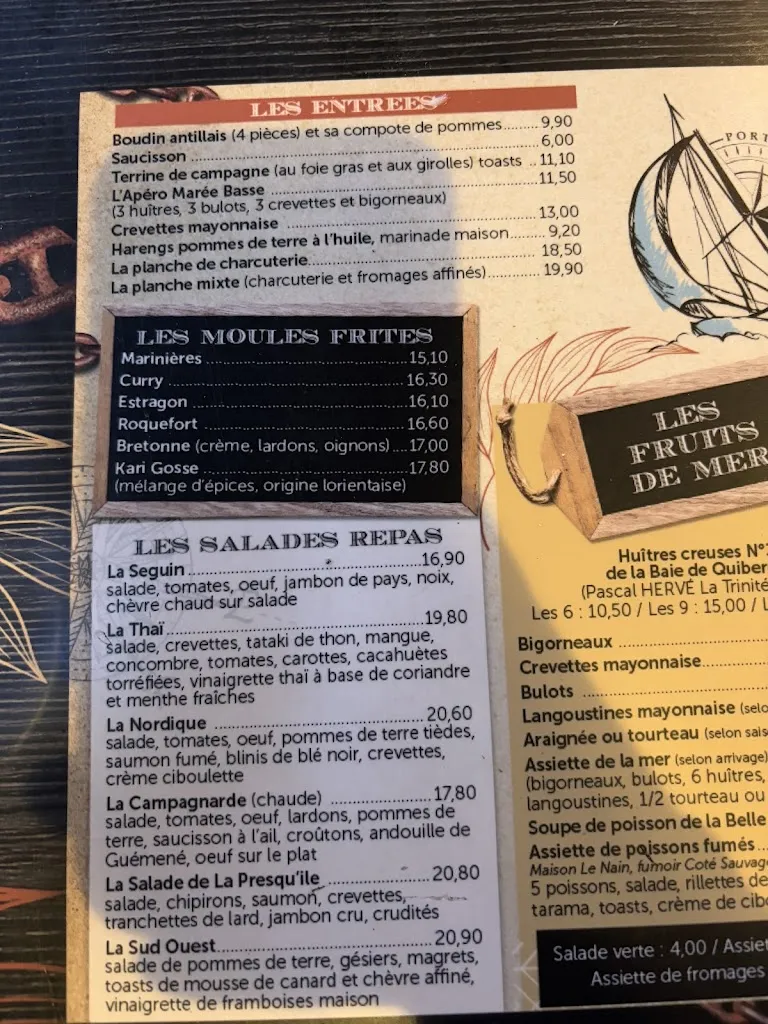 Menu_Le Bateau Ivre Café Brasserie_Saint-Pierre-Quiberon_image_2