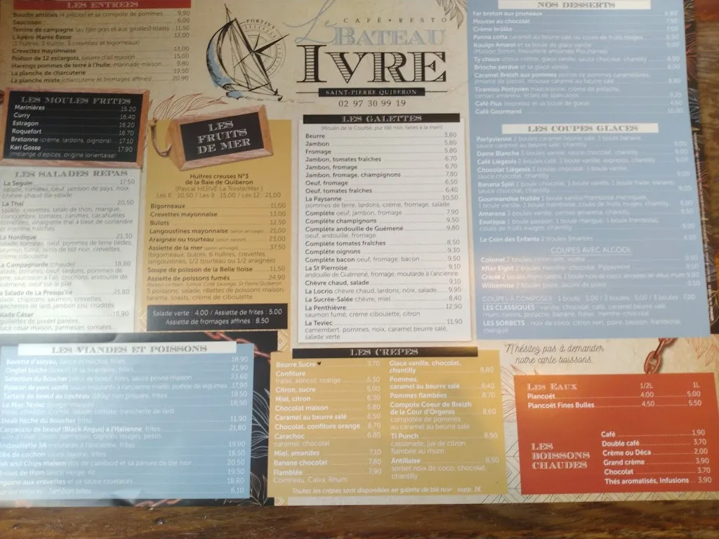 Menu_Le Bateau Ivre Café Brasserie_Saint-Pierre-Quiberon_image_3