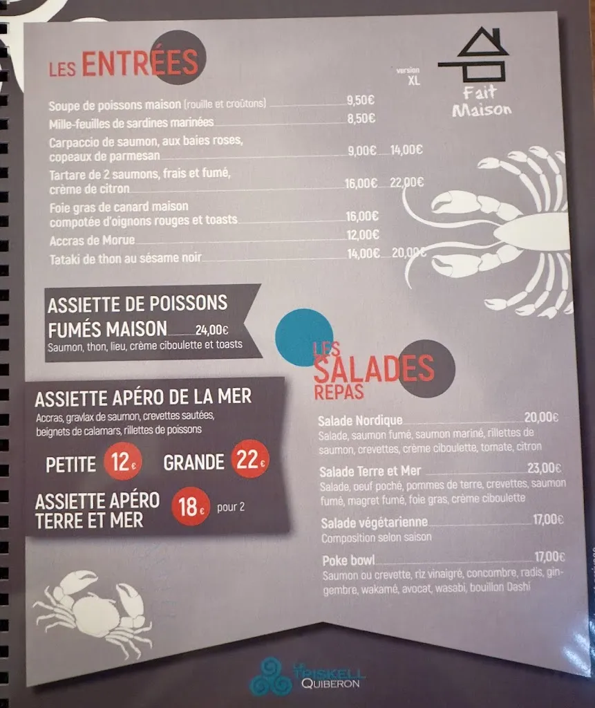 Menu_Le Triskell_Quiberon_immagine_3