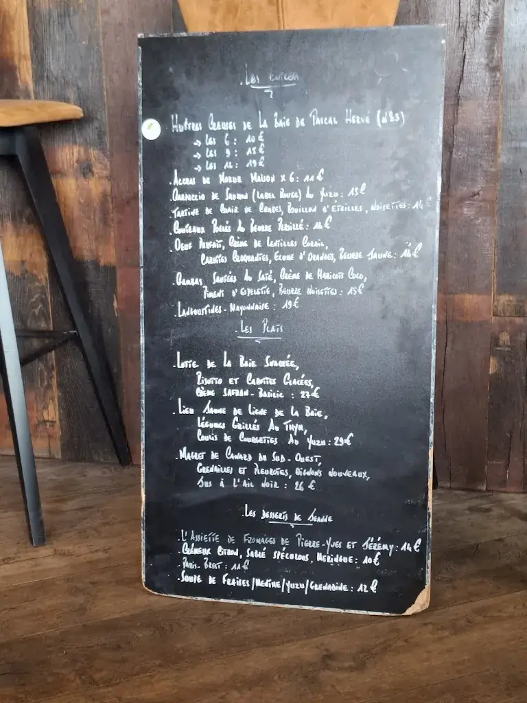 Menu_La Mer à boire, Bistrot gourmand_Quiberon_image_3