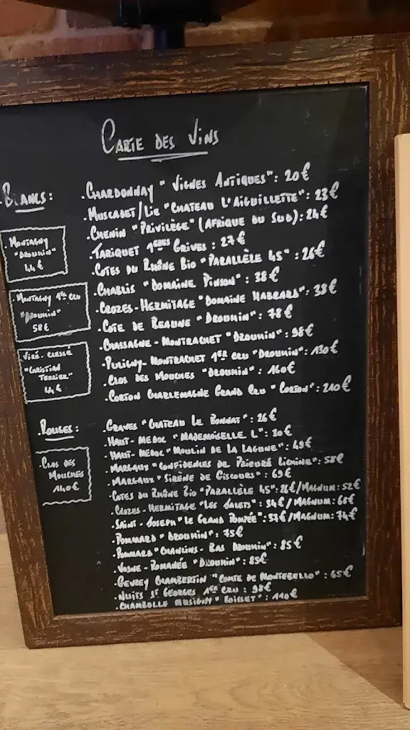 Menu_La Mer à boire, Bistrot gourmand_Quiberon_image_4