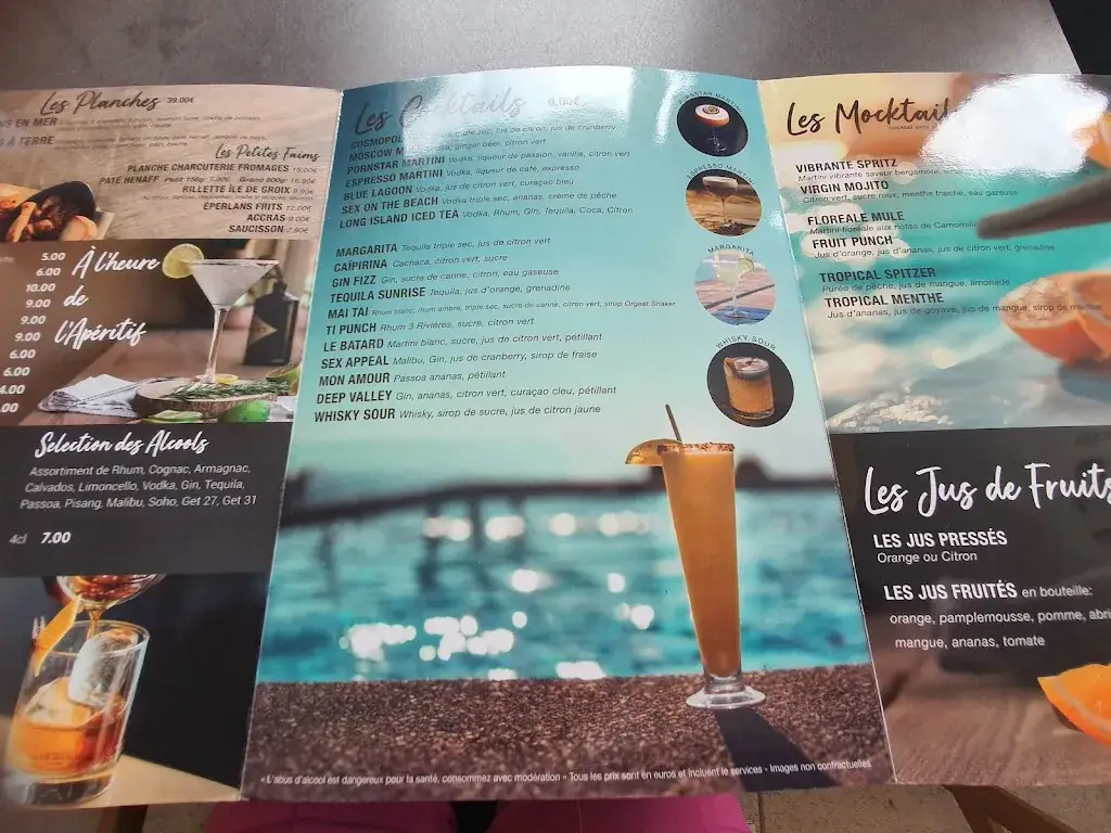 Menu_Beach Bar Quiberon_Saint-Pierre-Quiberon_image_4