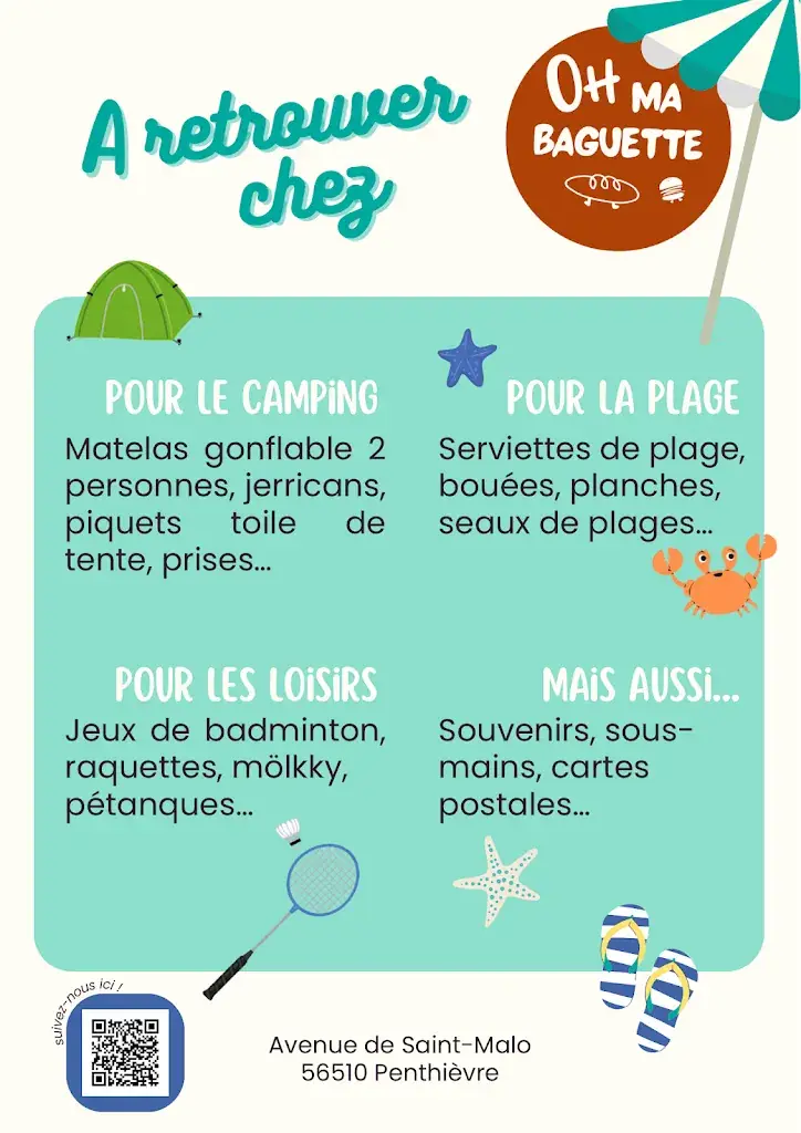 Menu_Oh ma baguette_Saint-Pierre-Quiberon_imagen_2