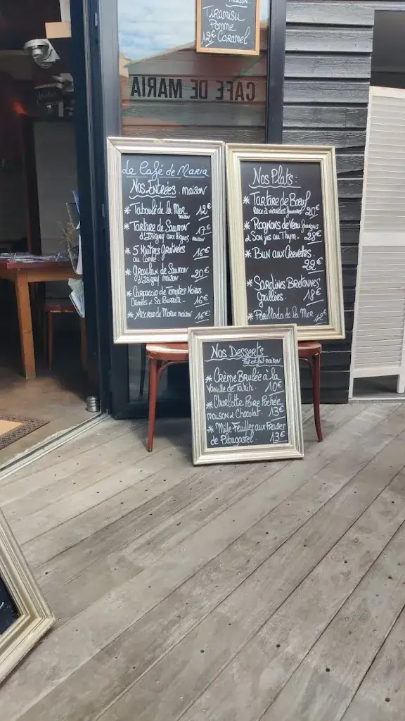 Menu_Le Café De Maria_Quiberon_image_1