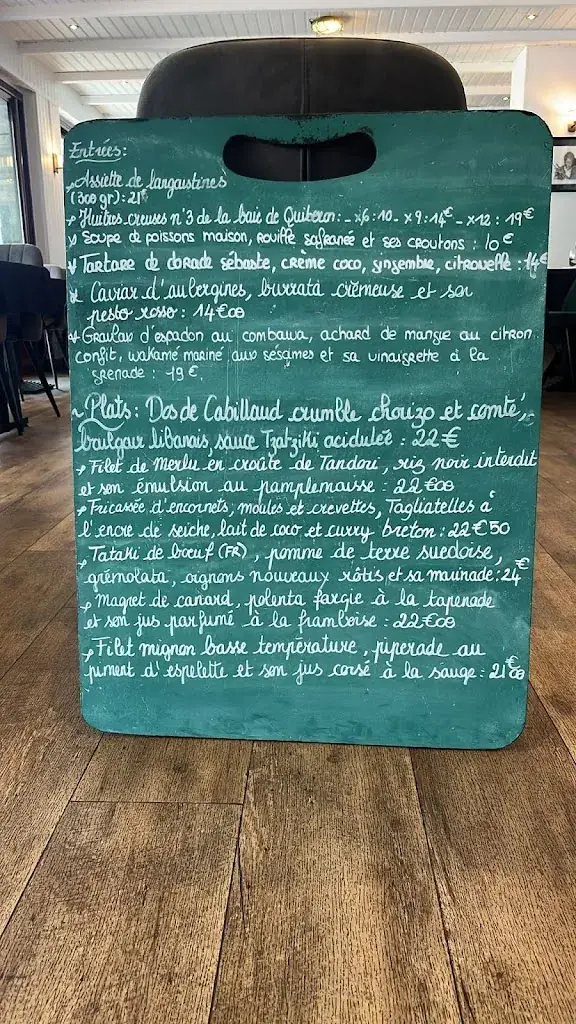 Menu_Bistronomique l'Atlantique_Quiberon_image_3