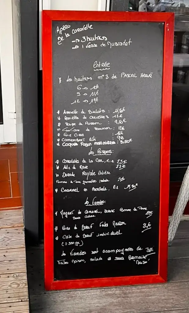 Menu_La Caravelle_Quiberon_image_3